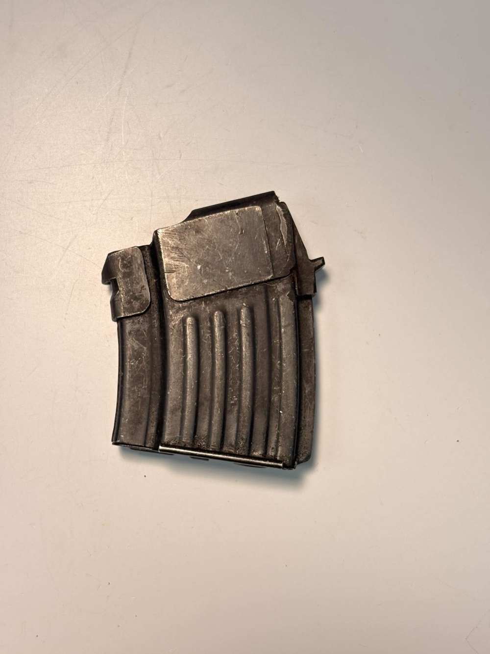 AKM-Romanian Factory- Magazine-7.62x39mm-Single Stack-5rd-Steel-Matte Finis-img-0