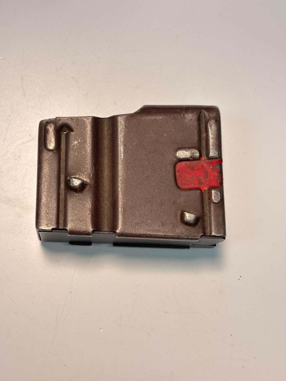 CTME (Spanish) Military- Magazine-7.62mm Nato-5rd-Steel-Parkerized-USED-img-0