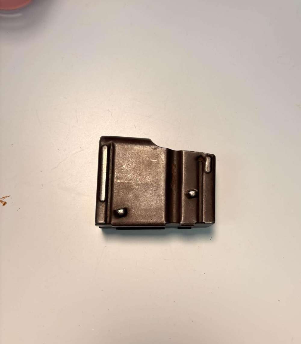 CTME (Spanish) Military- Magazine-7.62mm Nato-5rd-Steel-Parkerized-USED-img-1
