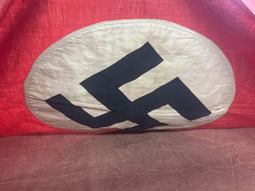 WW2 German NSDAP banner size flag 2.5x6 feet-img-9