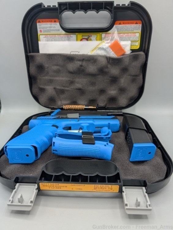GLOCK 17T Gen 4 BLUE Glock Trainer-FoF-Simunition-New-Last One-img-0