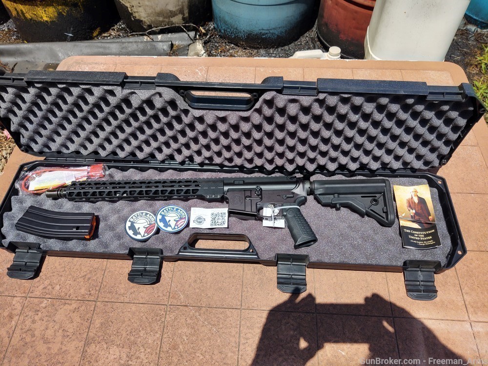 BAD(Battle Arms Development) AR-15 Rifle-NEW in Hard Case-Free Float-img-0