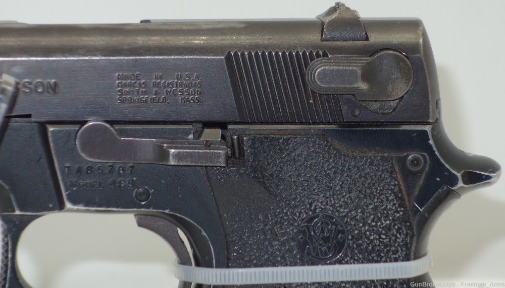 Smith & Wesson Model 469 Semi Auto Pistol-9MM Compact-2 Factory Mags-img-9