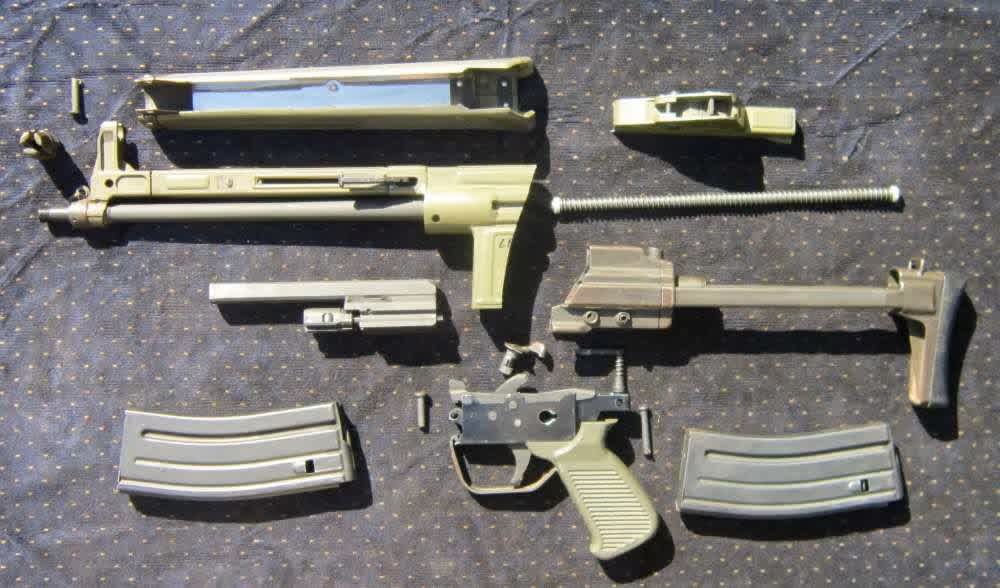 Spanish CETME LC 5.56 Parts Kit with Intact Barrel and Collapsible Stock-img-1