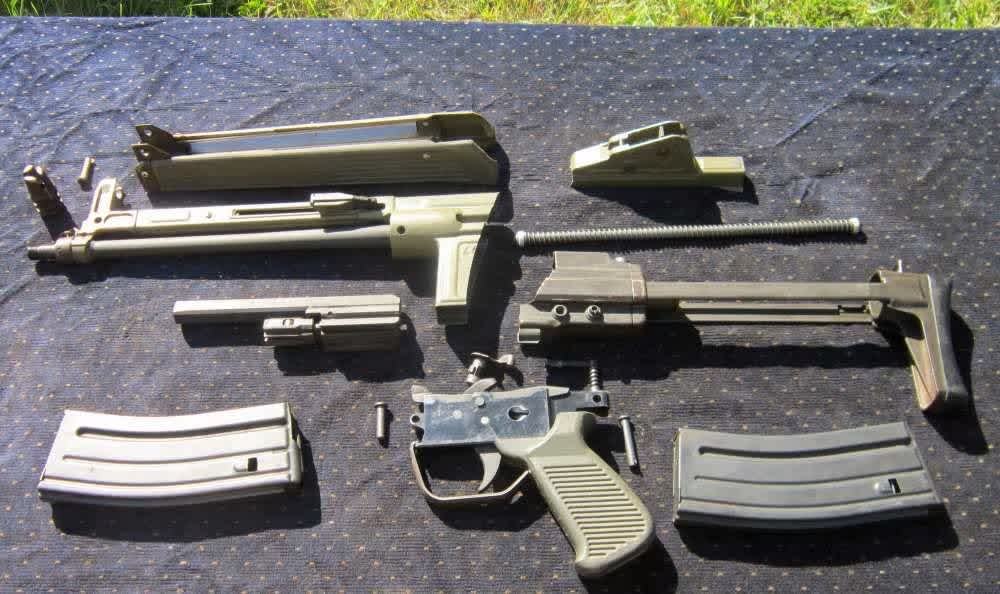 Spanish CETME LC 5.56 Parts Kit with Intact Barrel and Collapsible Stock-img-2