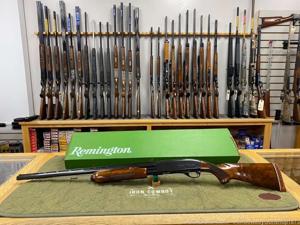 Rare & Desired Remington 870 SC Skeet AA Wood In Green Box w/Papers -img-1