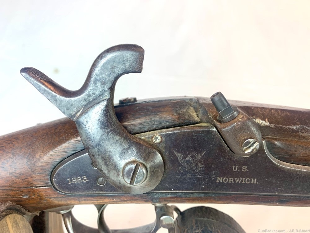 Norwich Model 1861 Rifle-Musket w/Sling and New Jersey Markings-img-37