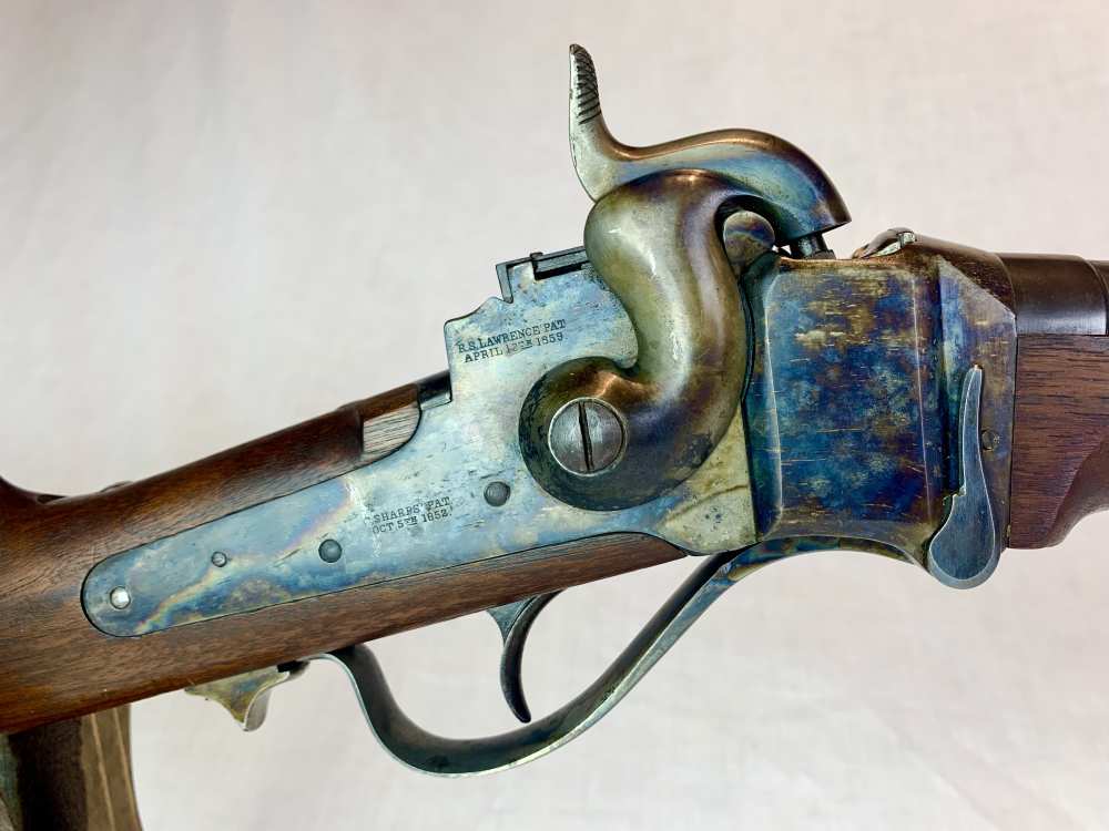 Beautiful Sharps New Model 1859 Rifle w/Rare Saber Bayonet Lug-img-0
