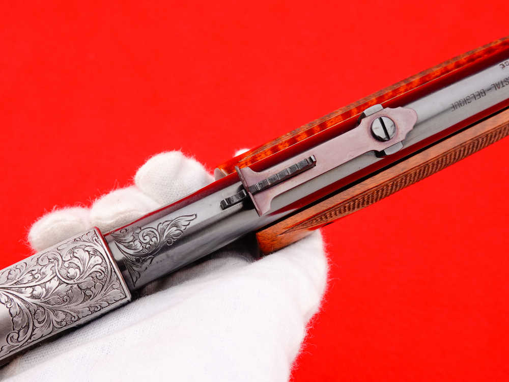 ANGELO BEE SIGNED 1953 Belgian FN Browning Trombone .22 LR MASTER ENGRAVED-img-32