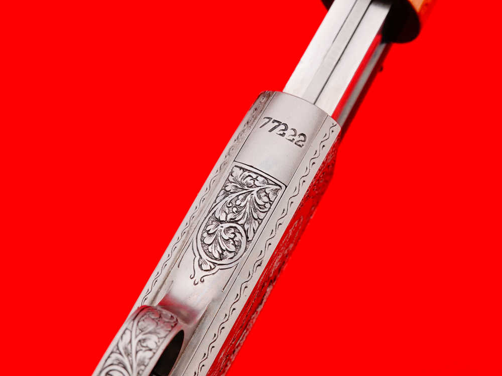 ANGELO BEE SIGNED 1953 Belgian FN Browning Trombone .22 LR MASTER ENGRAVED-img-50