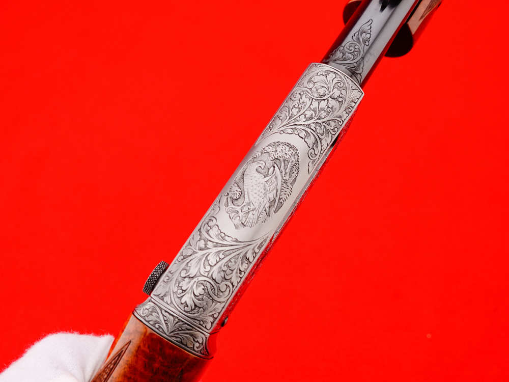 ANGELO BEE SIGNED 1953 Belgian FN Browning Trombone .22 LR MASTER ENGRAVED-img-37