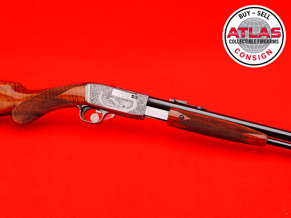 ANGELO BEE SIGNED 1953 Belgian FN Browning Trombone .22 LR MASTER ENGRAVED-img-16