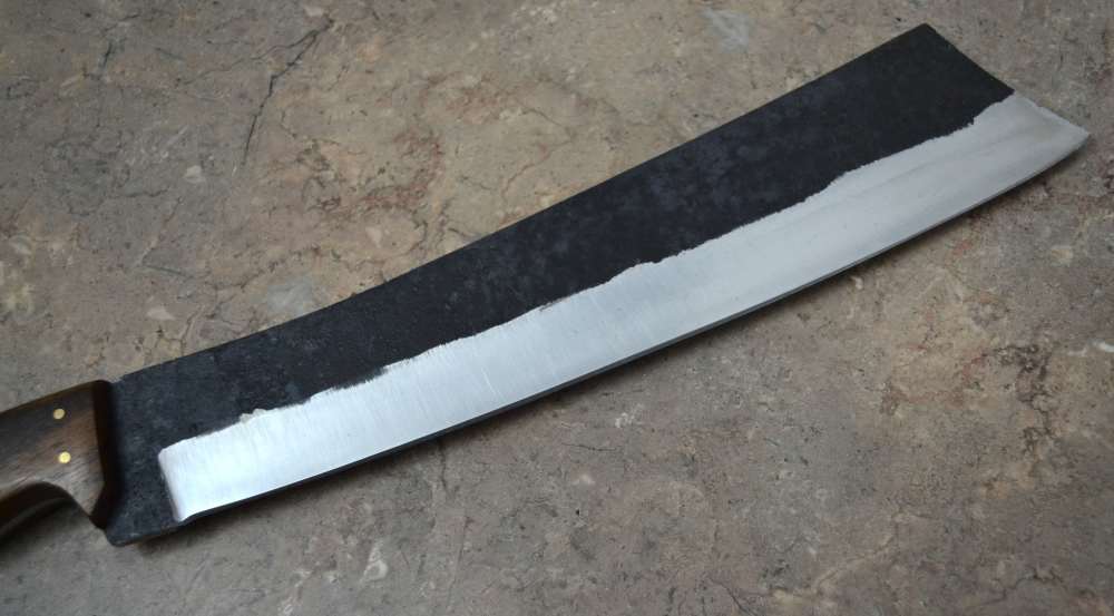 Custom Made Rail Track Forged Viking Machete Knife (SR 17)-img-5