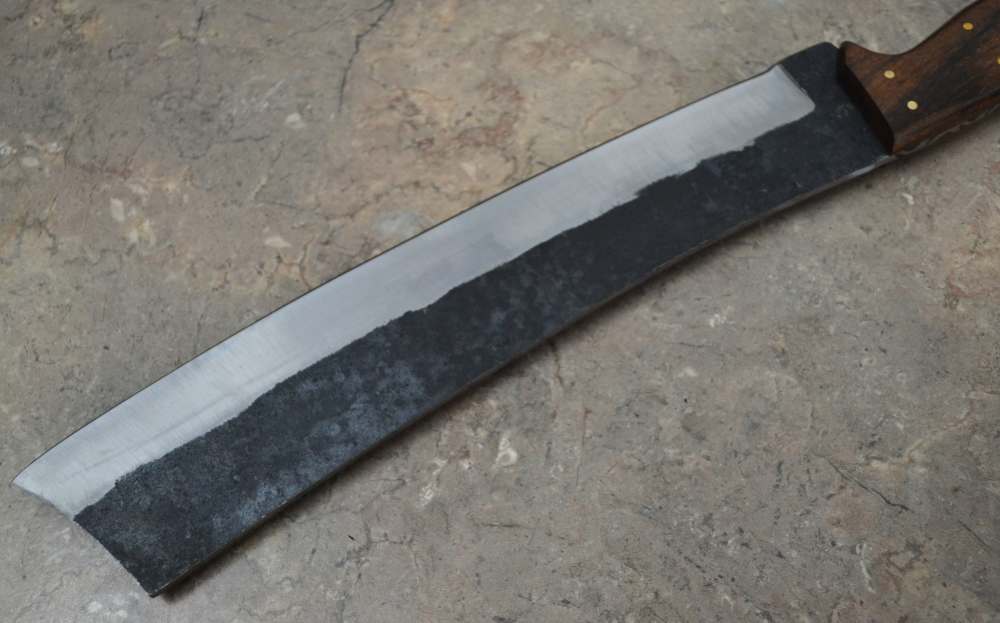 Custom Made Rail Track Forged Viking Machete Knife (SR 17)-img-6