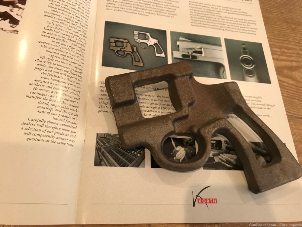 KORTH  1 of 1 Raw Forging Revolver from Willie KORTH Unicorn -img-1