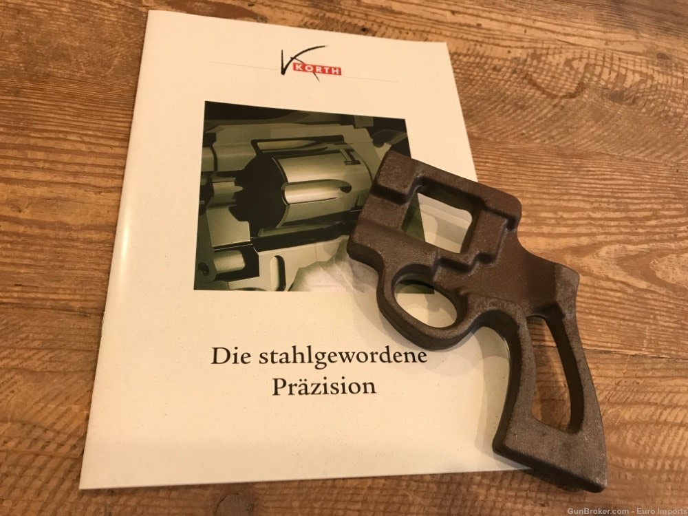 KORTH  1 of 1 Raw Forging Revolver from Willie KORTH Unicorn -img-0