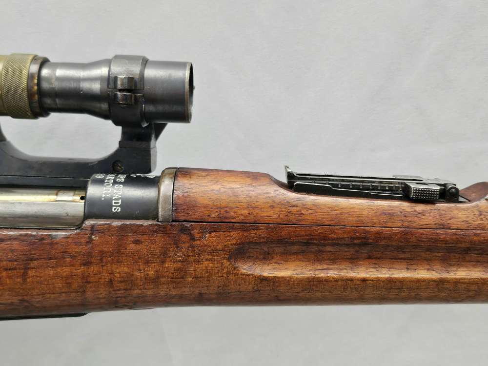 TIGER STRIPED Swedish m/41 SNIPER RIFLE m41 6.5x55 AGA Scope, CLEAR OPTICS!-img-5