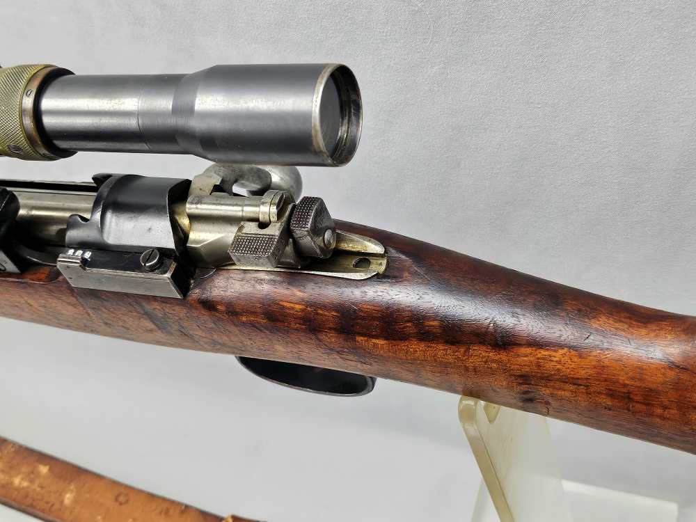TIGER STRIPED Swedish m/41 SNIPER RIFLE m41 6.5x55 AGA Scope, CLEAR OPTICS!-img-34