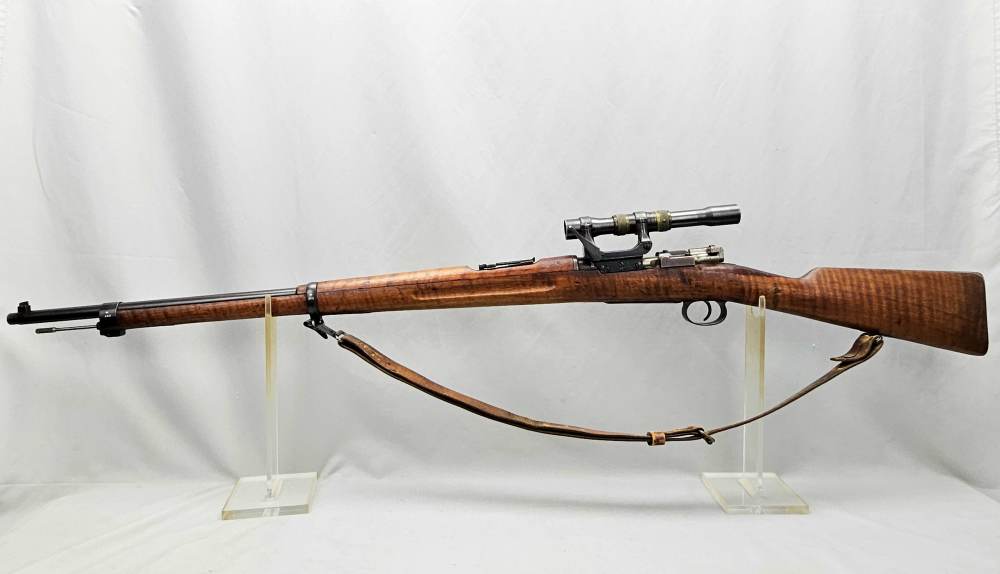 TIGER STRIPED Swedish m/41 SNIPER RIFLE m41 6.5x55 AGA Scope, CLEAR OPTICS!-img-17