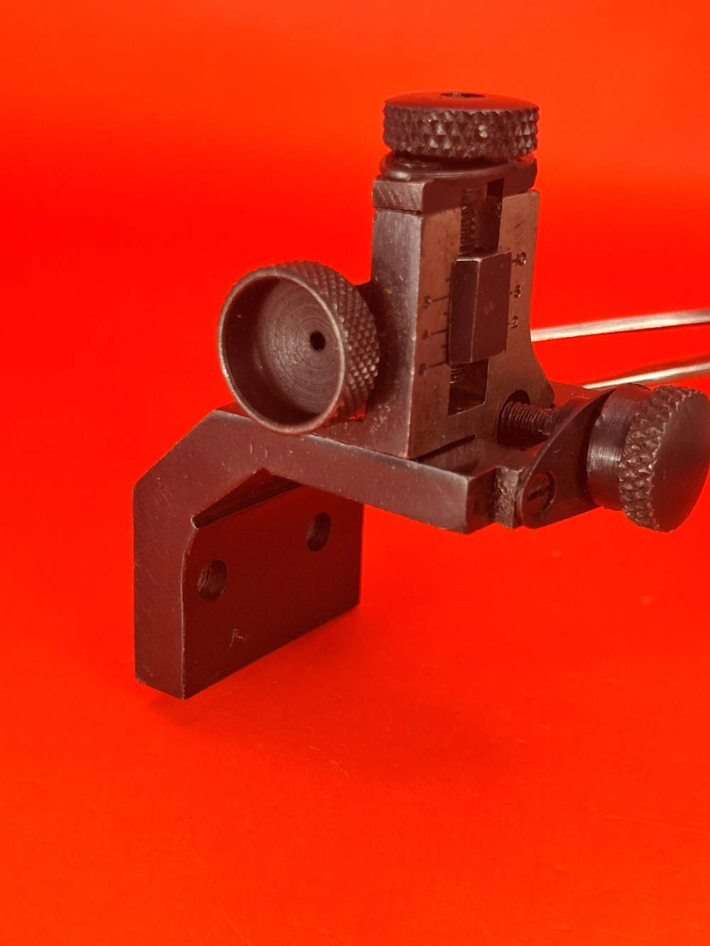 Savage Stevens 416 Peep Sight Custom Flat-Back Base 0.600 Hole Spacing -img-0