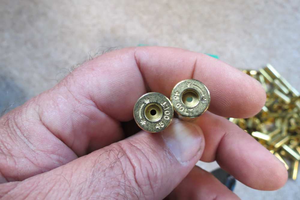 RCBS 45 colt dies and brass New old stock dies 98 pieces of new brass-img-2