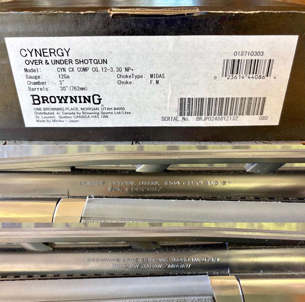 Browning Cynergy CX Comp CG - 12 guage-img-5