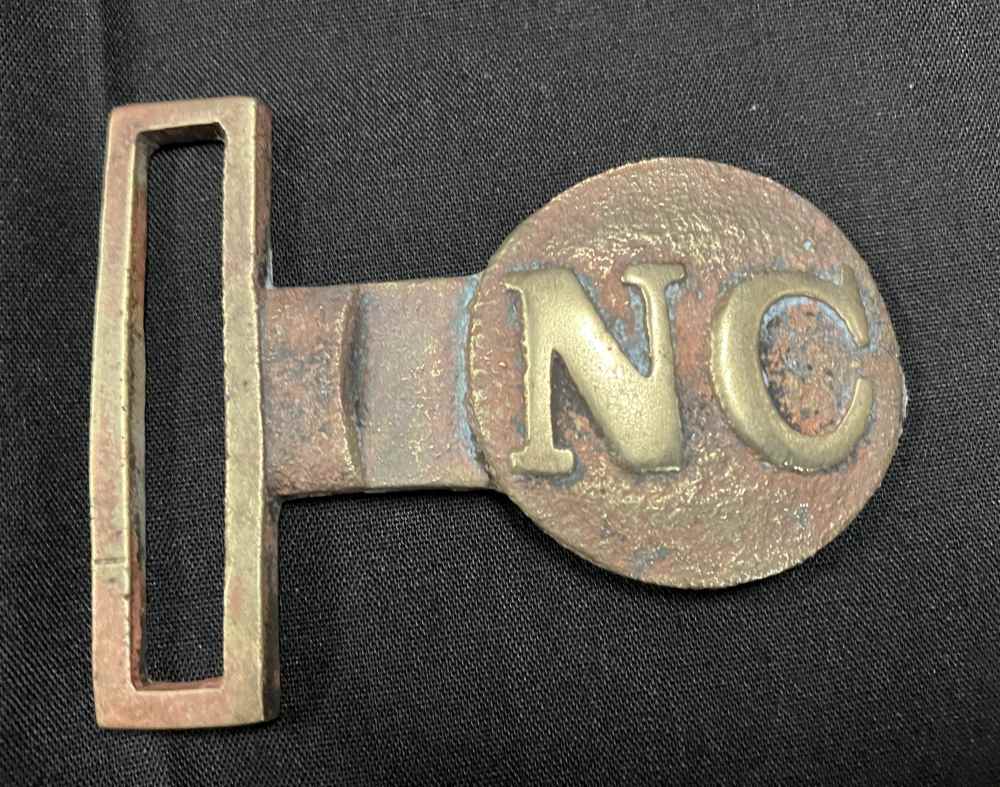 Confederate State of North Carolina sword belt plate-img-6