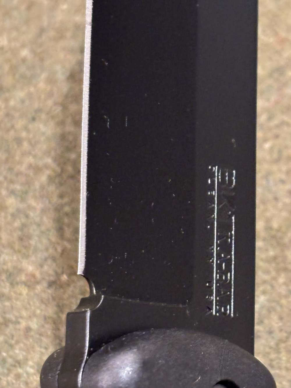 New Old Stock - BK&T Ka-Bar BK2 Campanion Knife and Kydex Sheath - Black-img-36