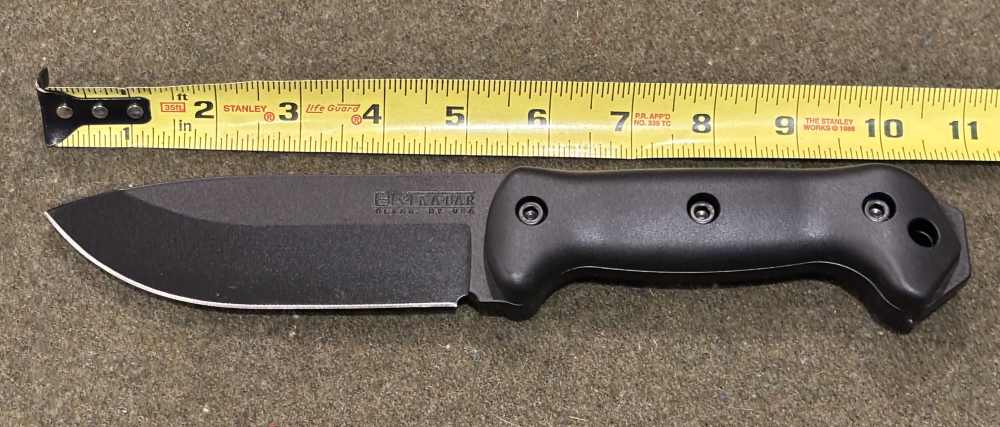 New Old Stock - BK&T Ka-Bar BK2 Campanion Knife and Kydex Sheath - Black-img-1