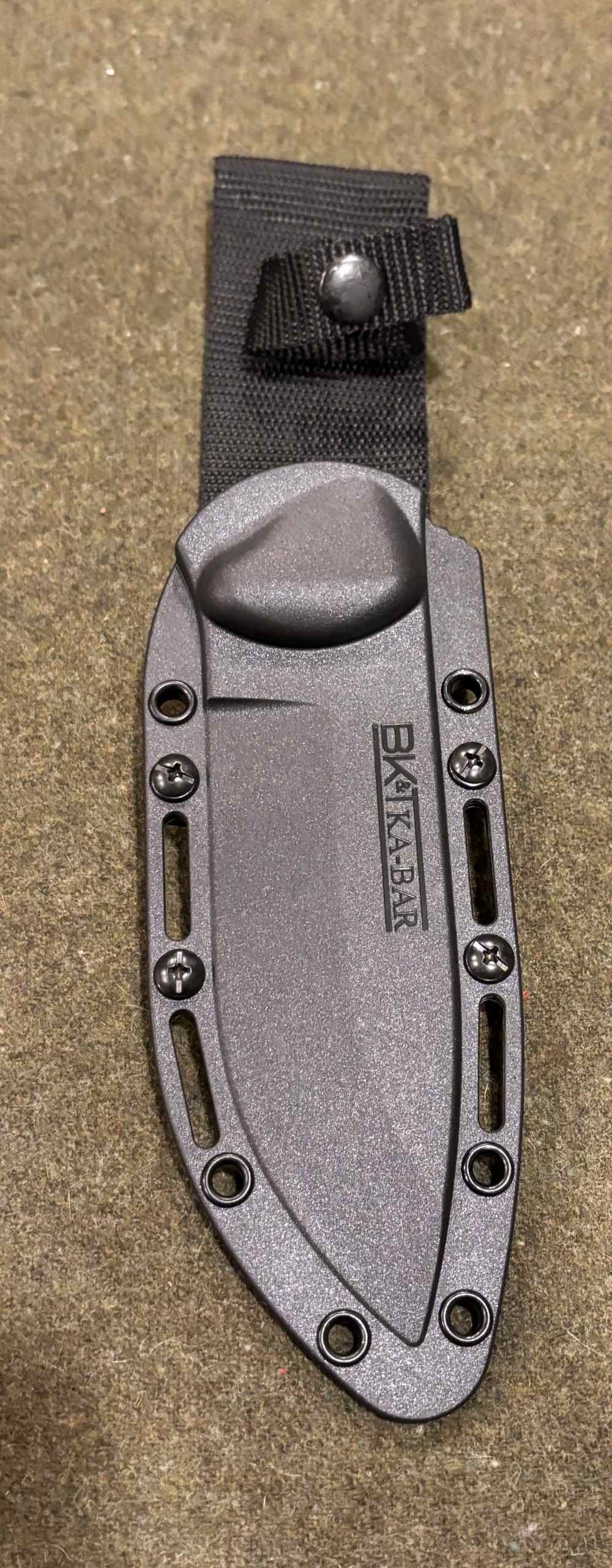 New Old Stock - BK&T Ka-Bar BK2 Campanion Knife and Kydex Sheath - Black-img-44