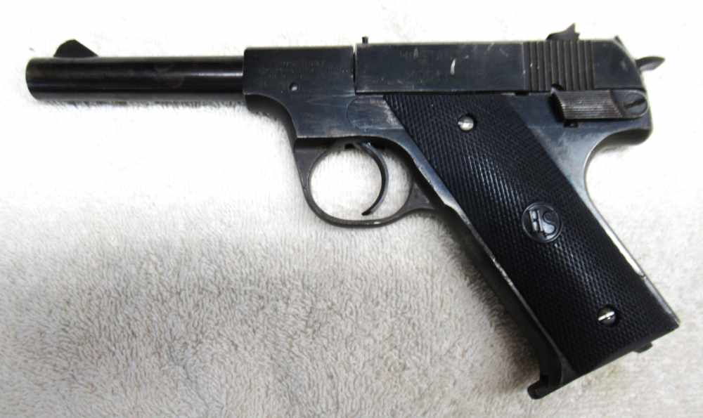 High Standard Model H  B, 4 !/2 In, 22 LR, Good bore, Good Overall-img-0
