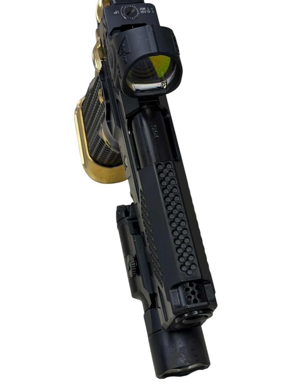 COMBAT PRECISION M5 CUSTOM 2011 PORTED WITH TRIJICON SRO & X300 9MM-img-5