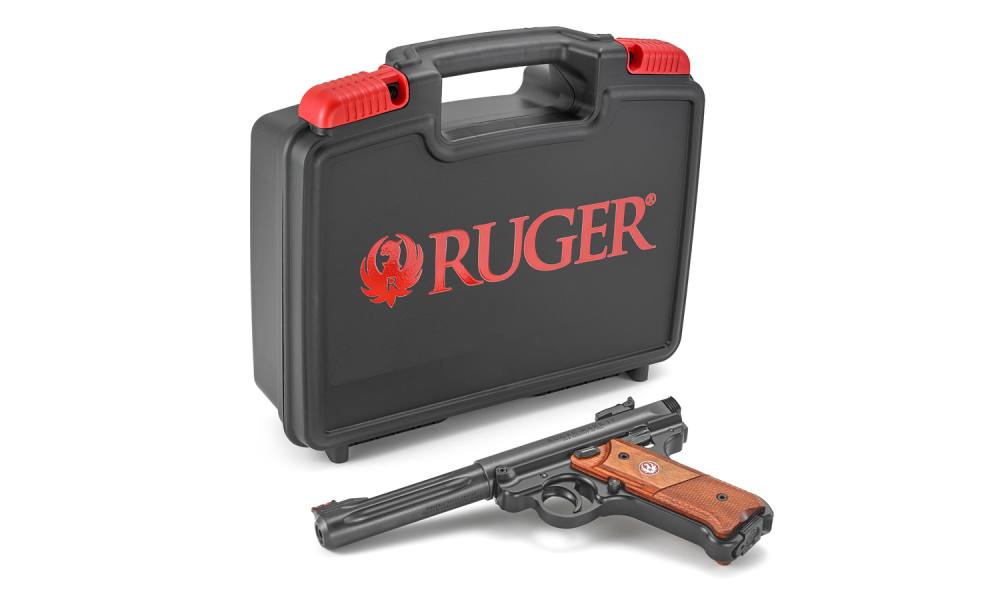 Ruger Mark IV Hunter – 22 LR– 5.5? Fluted Barrel – 10+1 –Laminate Wood Grip-img-4