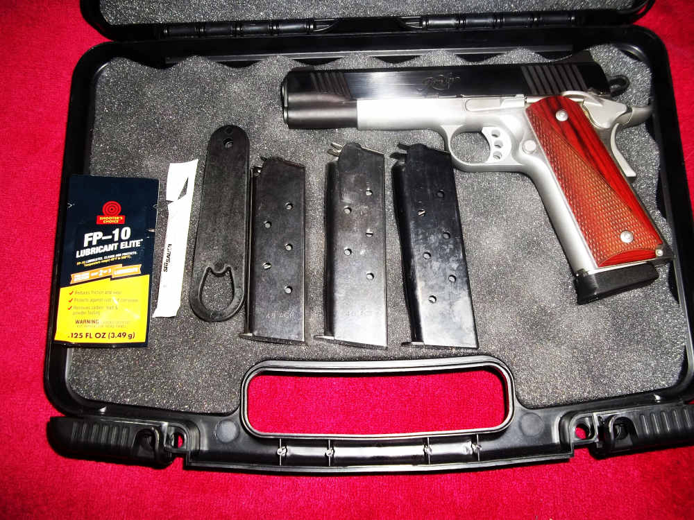 Kimber Custom II 1911 Tutone .45 ACP Stainless Pistol (Excellent Condition)-img-0