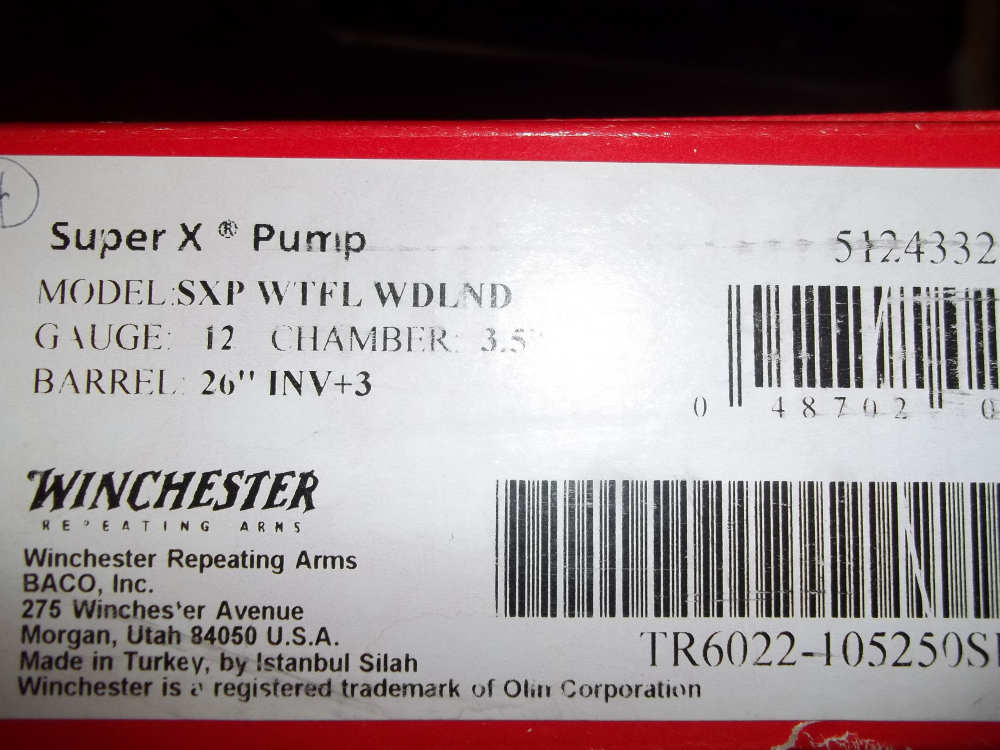 Winchester Super X Pump Waterfowl Action Shotgun Invector Plus .12 Gauge-img-5