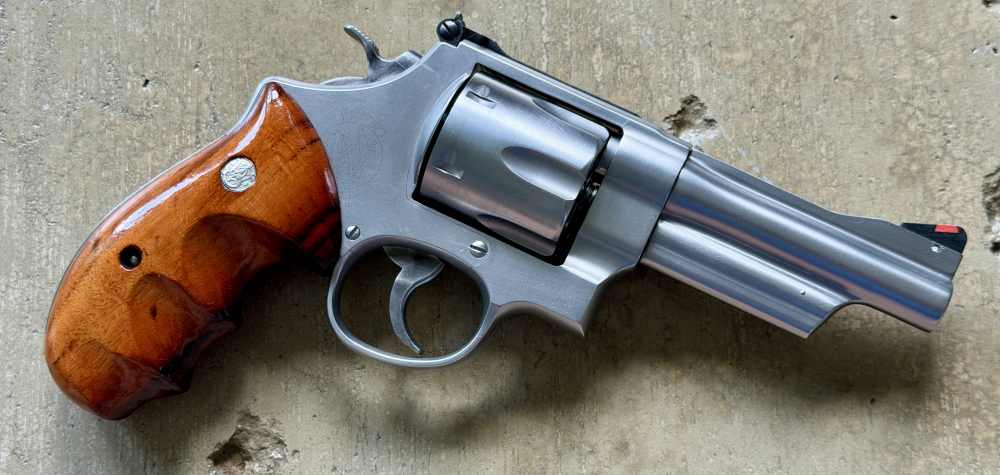 RARE Smith & Wesson 625-7 MOUNTAIN GUN .45LC Pre-Lock LEW HORTON GRIPS BOX-img-3