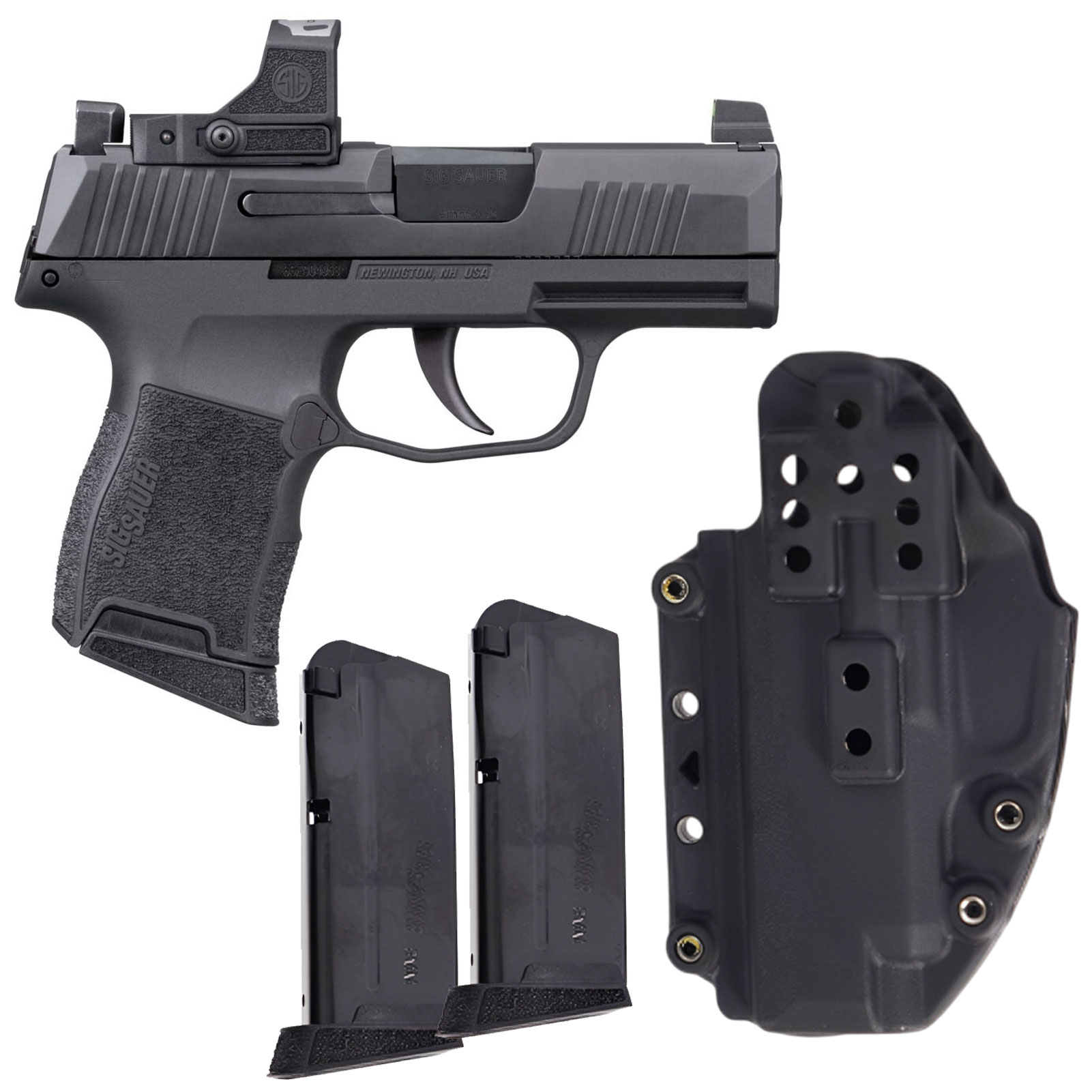 SIG SAUER P365 TACPAC Romeo-RS 9mm 3.1in 3x12rd Striker Pistol w/ Holster-img-0