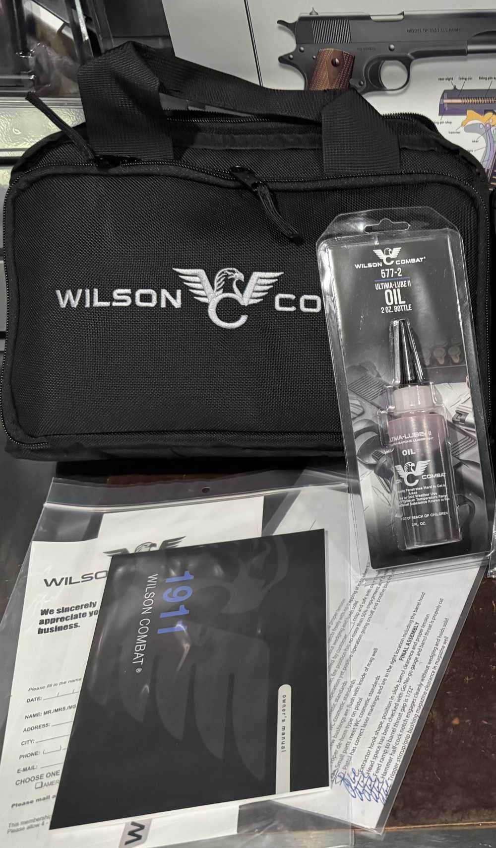 New Wilson Combat CQB - Hand Engraved - Turnbull Charcoal Blue Polished -img-12