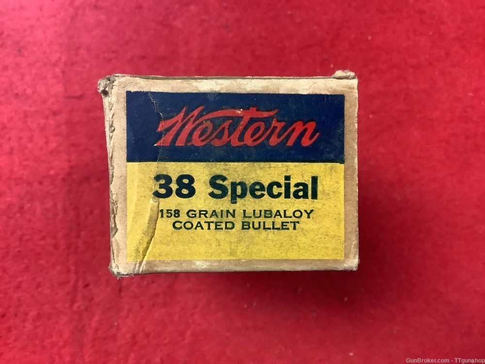 Western 38 Special Lubaloy Center Fire Vintage Ammo 158 Gr 50 Rounds Fair-img-4