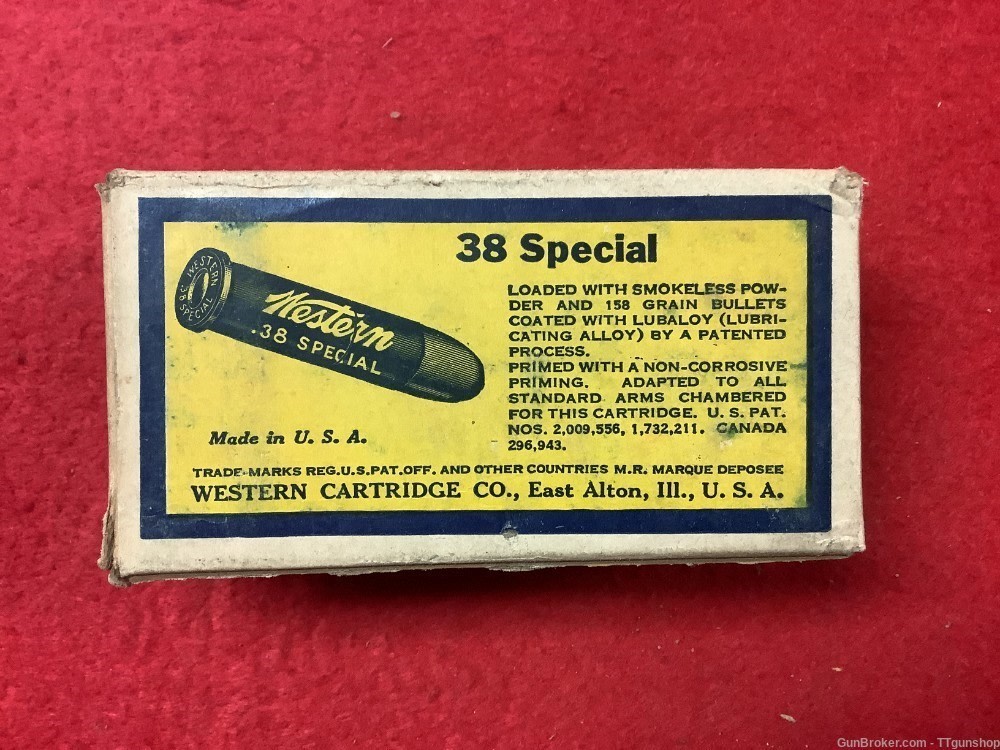 Western 38 Special Lubaloy Center Fire Vintage Ammo 158 Gr 50 Rounds Fair-img-1
