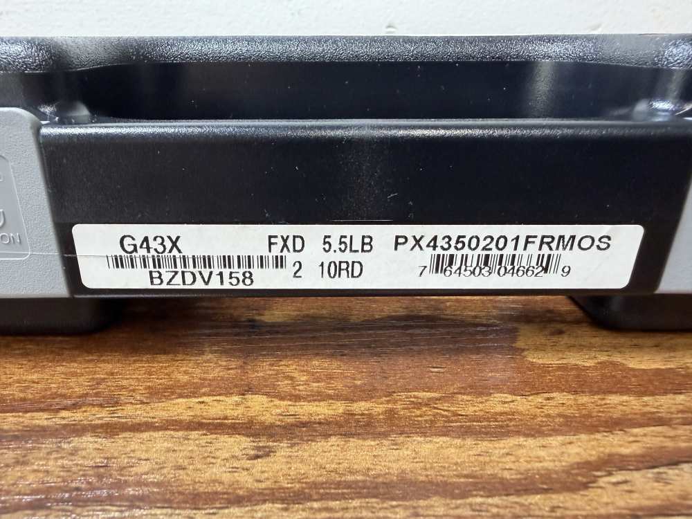 Glock 43X MOS 9mm 3.4" Barrel 10-Rounds 1 Mag-img-4