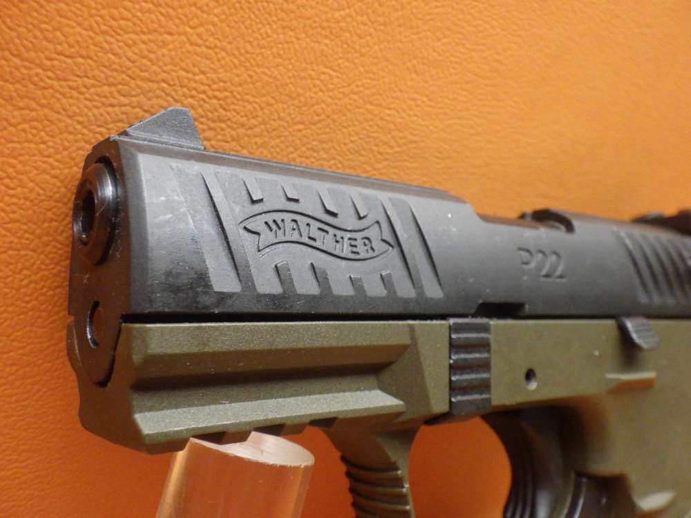 Walther P22 .22 LR 3.4" Bbl 10+1 One Mag Olive Drab w/ Case-img-7