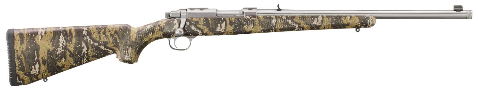 Ruger 77 357 Mag Rifle 18.5" Sts T.B. Desolve Bare Camo 5Rd-img-1