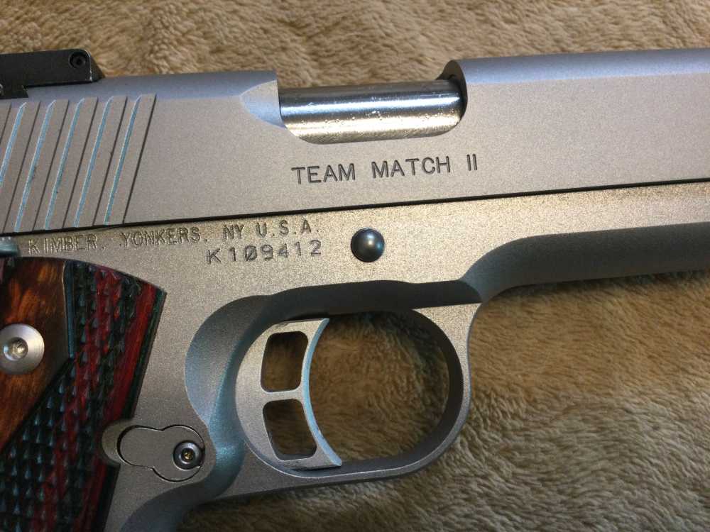 FACTORY MODIFIED KIMBER TEAM MATCH II PISTOL in .45 ACP Cal.-img-8