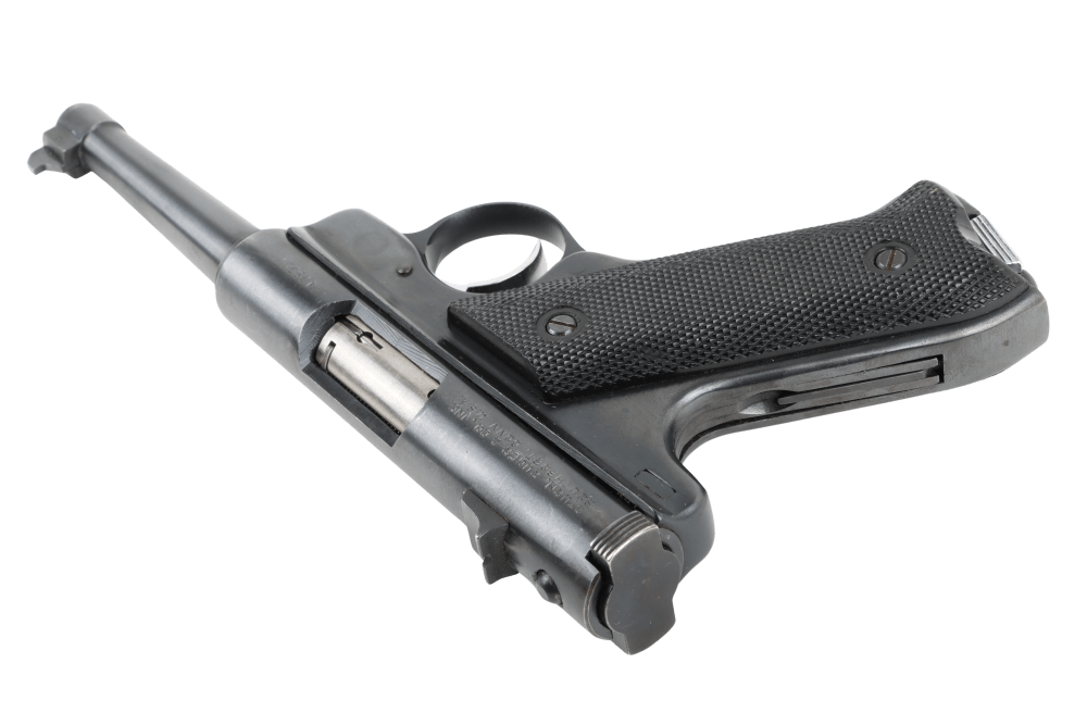Used VG Ruger Mark I MK1 .22 LR Pistol w/ 10rd Magazine & Soft Case-img-6