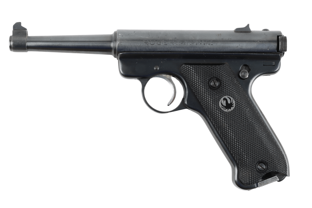 Used VG Ruger Mark I MK1 .22 LR Pistol w/ 10rd Magazine & Soft Case-img-1
