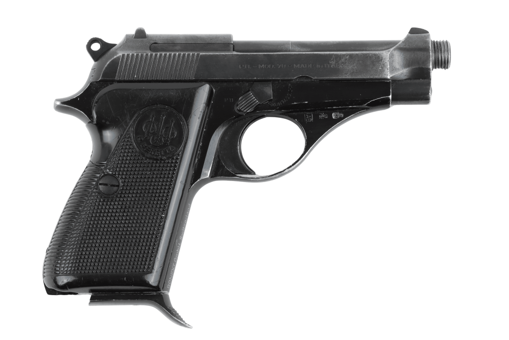Surplus Good Beretta Model 70 .32 ACP Pistol—Threaded Barrel—1 Mag-img-0