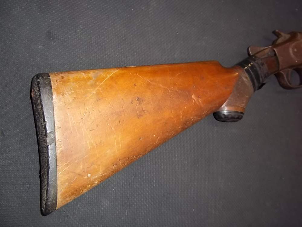 J STEVENS SINGLE SHOT 12 GA PARTS PROJECT GUN PENNY START .01-img-2