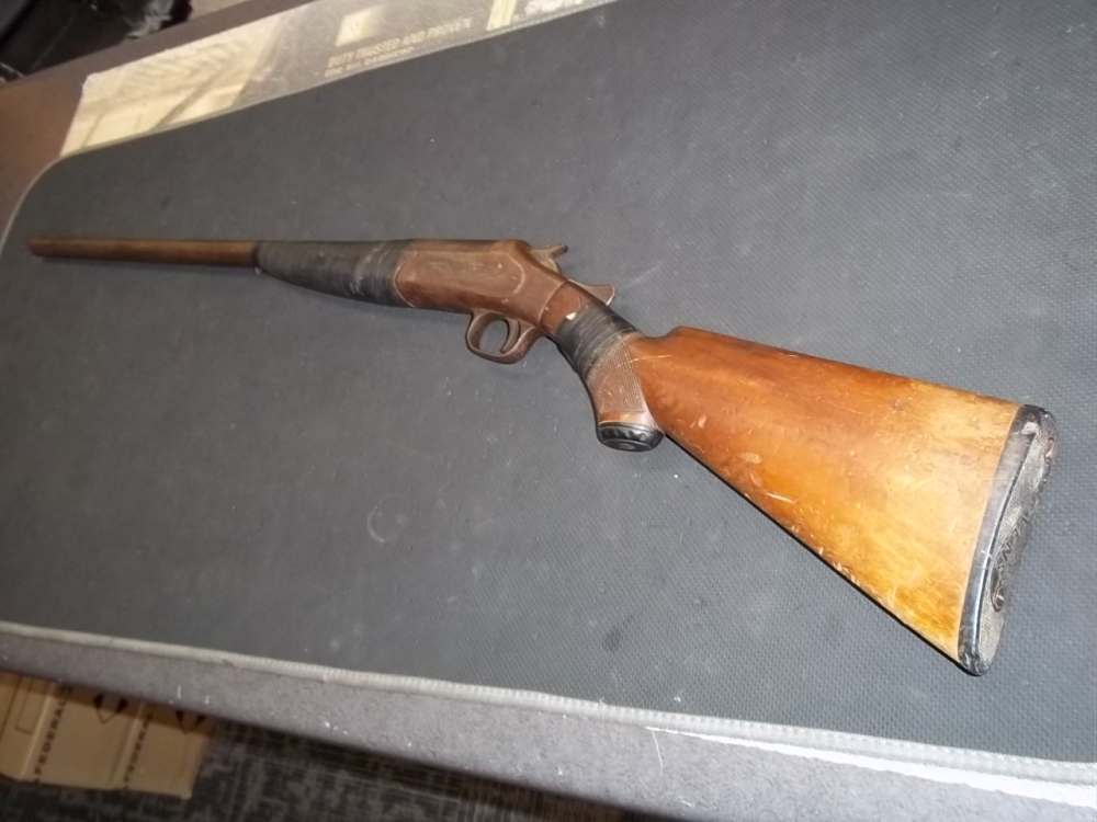 J STEVENS SINGLE SHOT 12 GA PARTS PROJECT GUN PENNY START .01-img-6