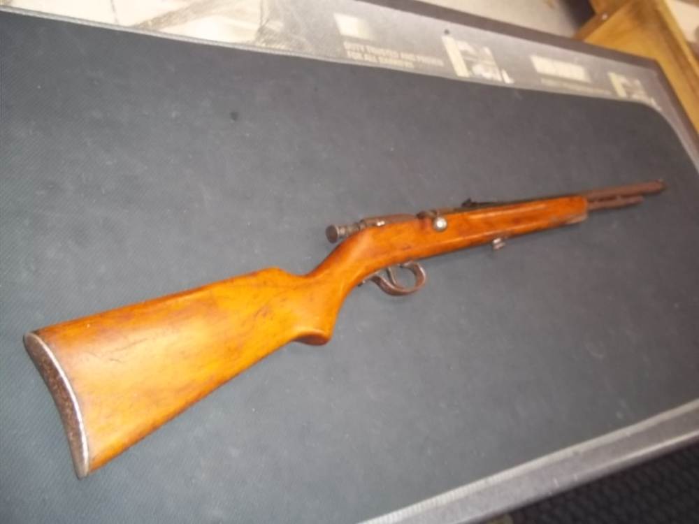 J STEVENS VISIBLE LOADER 22 CALIBER BOLT ACTION PARTS PROJECT GUN .01 PENNY-img-0